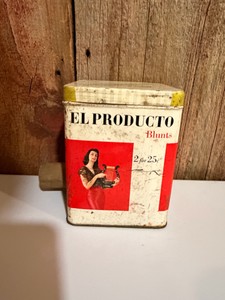 El Producto cigar tin, likely originating from the 1930s or 1940s