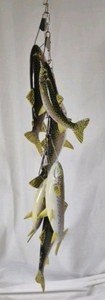 Decorative Hanging Fish Stringer