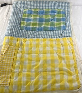 Patchwork Gingham Quilted Blanket