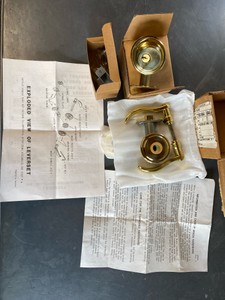 solid brass door lock set new