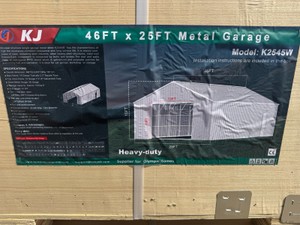 2026 K2545W Unused 46FTx25FT Metal Garage