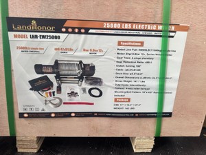 25000LBS Electric Winch  LandHonor  2026  Unused  LHR-EW25000