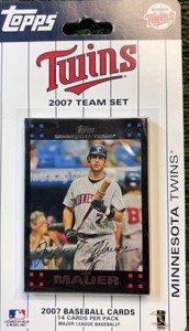 2000 Topps Minnesota Twins team Set 14 cards MLB New Sealed