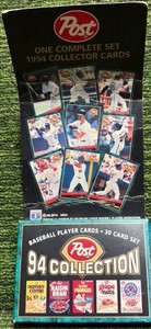 Post Cereal Complete Set 1994 Collector Cards 30 Baseball Player Cards