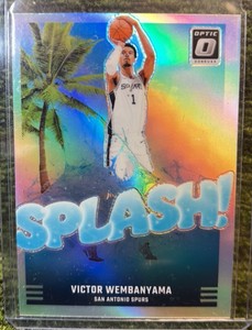 2024-25 Panini Optic - Splash Victor Wembanyama #4 Silver Prizm