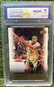 2003-04 Upper Deck Lebron James - Box Set #2 Rookie Card Graded 10 Gem Mint