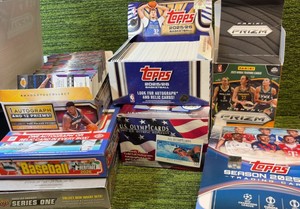 MIXED SPORTS- 7 Boxes FULL of base from Pictured Boxes...