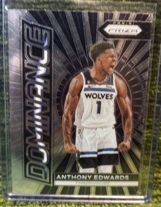 2023 Prizm Anthony Edwards Dominance #15 Minnesota Timberwolves