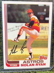 1982 Topps  # 90 Nolan Ryan Houston Astros Nice