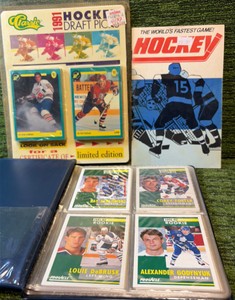 3-Piece Hockey Lot ( Pack, Booklet, Card Book) w LINDROS