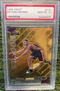 1999 FINEST REFRACTOR #123 DEVEAN GEORGE PSA GEM MT 10