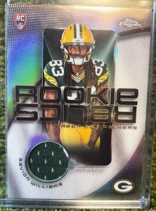 2025 Topps Chrome Savion Williams #RR-SW Rookie Relics (RC) Green Bay Packers