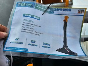 2026 Unused FUTURE Skid Steer Telescopic Boom (Long Cylinder) FT-TBL47