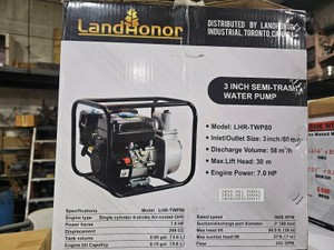 2026 Unused LandHonor Water Pump LDH-TWP80