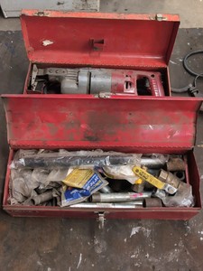 Milwaukee Sawzall, Galvanized pipes, brass ball valve