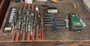 Sockets  Husky combination wrench set