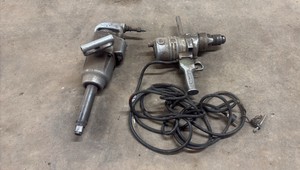 Chicago Pneumatic impact wrench, Milwaukee drill