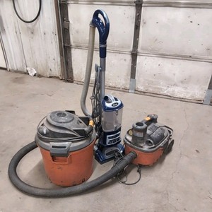 Shark Navigator Deluxe upright vacuum NV360 (2) shop vacs