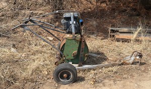 Vntage cylinder mower