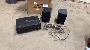(2) Polk speakers T15  Yamaha TSR-5830 receiver