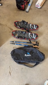 Trekker 25 snowshoes Hikker hiking poles