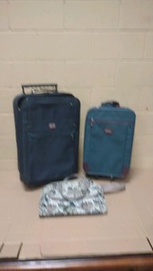 suitcases.