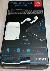 Replay Audio True Link Pods Wireless Bluetooth Earbuds with Charging Case