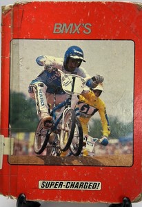 Super Charged BMX Book Paul Estrem Crestwood House BMX Racing Illustrated