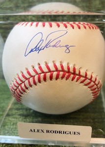 Alex Rodriguez Autographed Official Baseball- Seattle Mariners & New York Yankees- Timberwolves Owner wCOA