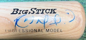 Raul Mondesi 1994 National League Rookie of the Year Limited Edition Autographed Professional Model, Bat 1 of 2500 