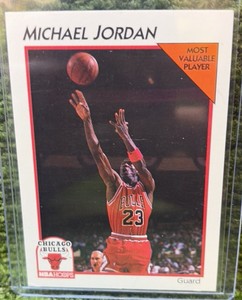 Michael Jordan 1991 NBA Hoops McDonalds Basketball Card Chicago Bulls #5