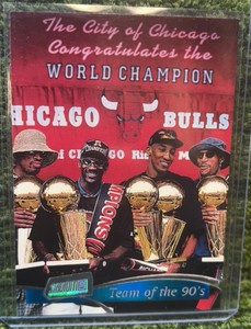 1997-98 STADIUM CLUB  TEAM OF THE 90S  CHICAGO BULLS  #5