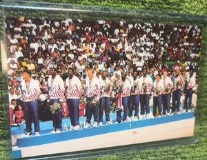 Michael Jordan USA DREAM TEAM Olympic Gold Medalists 1992 Barcelona Jumbo Card
