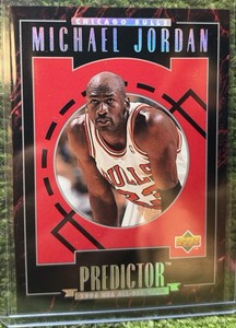 1995-96 Upper Deck - Predictors MVP #R4 Michael Jordan Chicago Bulls