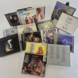 Rock Pop CD Lot Pink Floyd The Wall Fleetwood Mac Paula Abdul 80s Music Albums