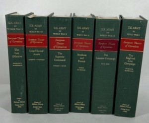 U.S. Army in World War II European Theater of Operations Lorraine Campaign & Breakout Pursuit Hardcover Set