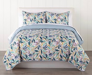 King - Home Expressions Everton Quilt Set - Retail $190 - 104x90