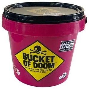 Bucket Of Doom Party Game  Recommended for Age 17 and Up