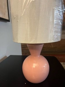 12 Soft Pink Table Lamp