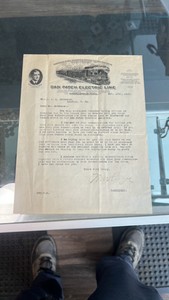 m.w. savage signed letter