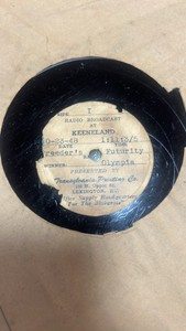 1948 breeders futurity radio broadcasts on vinyl (set of 2)
