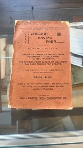 1897 Chicago racing form book