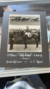 1940 hasty triumph horse racing photograph