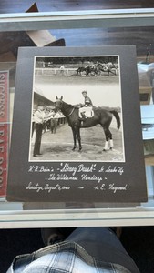 1940 Stoney brush horse racing photograph