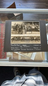 1939 play by play Belmont horse racing photograph