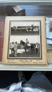 1947 miss show me horse racing photograph