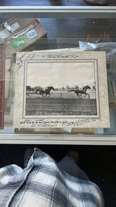 1949 miss cranberry horse racing photograph