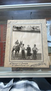 1949 dollys image horse racing photograph