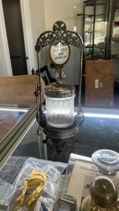 Victorian era silver plated pickle castor