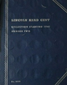 Book of Lincoln Head Cent Collection Starting 1941. - Book is in need of repair - Book is full.
